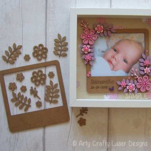 Mdf Personalised Polaroid Frame