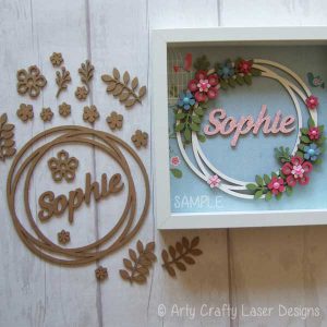 MDF Wreath Personalised Sample