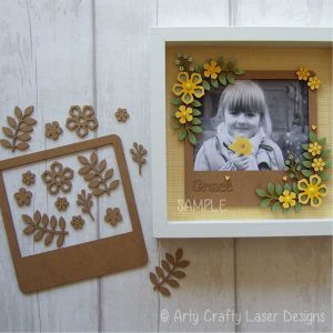 Mdf Personalised Polaroid Frame