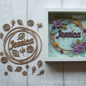 MDF Wreath Personalised Sample